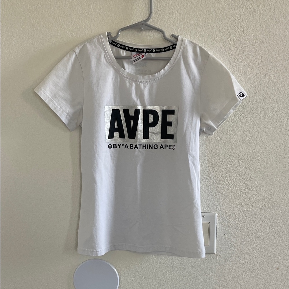 Women's A Bathing Ape White T-Shirt